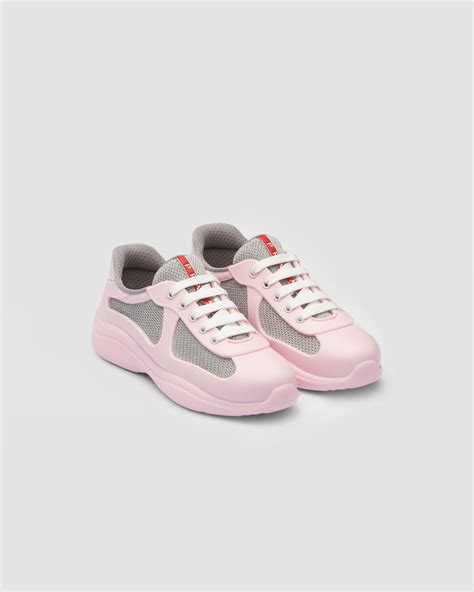 prada pink sneaker|Prada sneakers no lace.